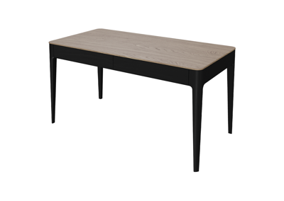 Мебель Ellipsefurniture Стол письменный Type oak 140*70 см (натуральный дуб, черный) арт. TY010210330101