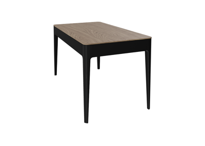 Мебель Ellipsefurniture Стол письменный Type oak 140*70 см (натуральный дуб, черный) арт. TY010210330101
