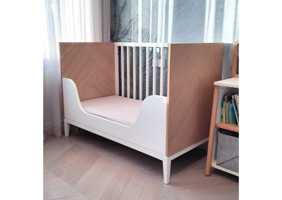 Мебель Ellipsefurniture Бортик-ограничитель для кроватки Fjord (белый) арт. FJ034102001