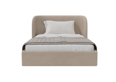 Кровать Ellipsefurniture Кровать двуспальная Classic 140 см (бежевый, велюр) арт. СF010201140501