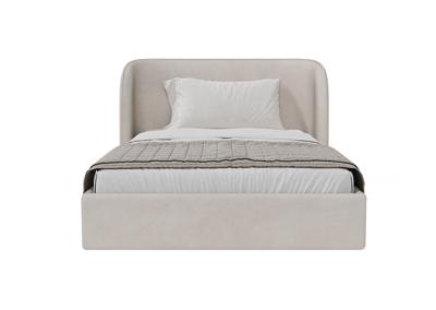 Кровать Ellipsefurniture Кровать двуспальная Classic 140 см (молочный, велюр) арт. СF010207140501