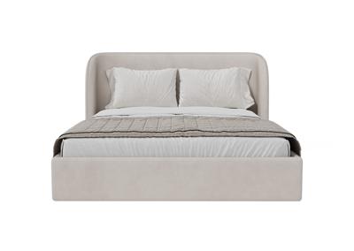 Кровать Ellipsefurniture Кровать двуспальная Classic 160 см (молочный, велюр) арт. СF010207150501