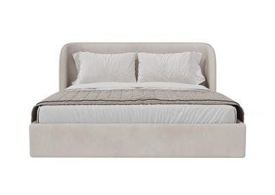 Кровать Ellipsefurniture Кровать двуспальная Classic 180 см (молочный, велюр) арт. СF010207160501