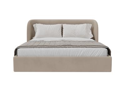 Кровать Ellipsefurniture Кровать двуспальная Classic 180 см (бежевый, велюр) арт. СF010201160501