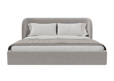 Кровать Ellipsefurniture Кровать двуспальная Classic 200 см (серый, велюр) арт. СF010202260501