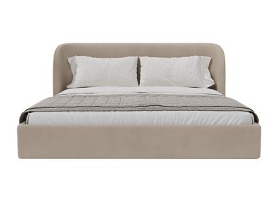 Кровать Ellipsefurniture Кровать двуспальная Classic 200 см (бежевый, велюр) арт. СF010201260501