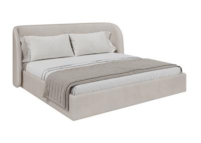 Кровать Ellipsefurniture Кровать двуспальная Classic 200 см (молочный, велюр) арт. СF010207260501