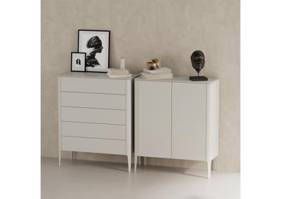 Мебель Ellipsefurniture Комод Type 5 ящиков ширина 100 см (серо-бежевый) арт. TY010304380101