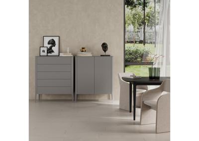 Мебель Ellipsefurniture Комод Type 5 ящиков ширина 100 см (серый) арт. TY010303380101