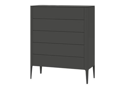 Мебель Ellipsefurniture Комод Type 5 ящиков ширина 100 см (темно-серый) арт. TY010306380101
