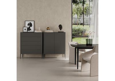 Мебель Ellipsefurniture Комод Type 5 ящиков ширина 100 см (темно-серый) арт. TY010306380101