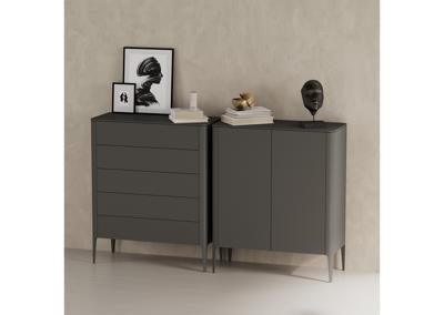 Мебель Ellipsefurniture Комод Type 5 ящиков ширина 100 см (темно-серый) арт. TY010306380101