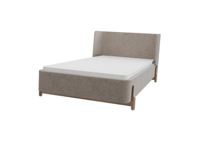 Кровать Ellipsefurniture Кровать Basic спальное место 90*200 см (бежевый, рогожка) арт. BS010102010101