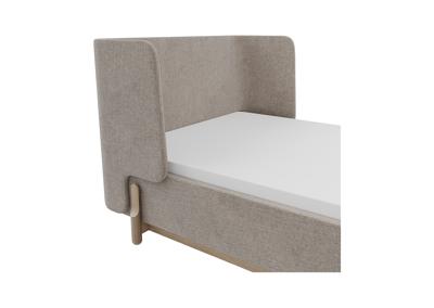 Кровать Ellipsefurniture Кровать Basic спальное место 90*200 см (бежевый, рогожка) арт. BS010102010101