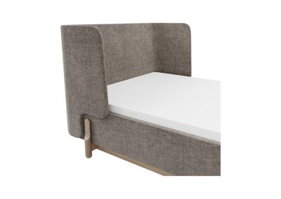 Кровать Ellipsefurniture Кровать Basic спальное место 90*200 см (коричневый, рогожка) арт. BS010103010101