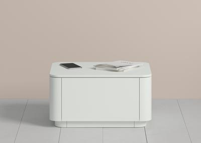 Тумбочка Ellipsefurniture Тумба прикроватная Tammi 1 ящик (белый) арт. TM010201140101