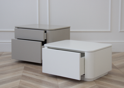 Тумбочка Ellipsefurniture Тумба прикроватная Tammi 1 ящик (белый) арт. TM010201140101