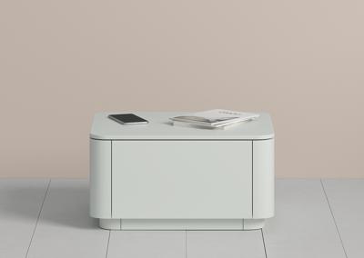 Тумбочка Ellipsefurniture Тумба прикроватная Tammi 1 ящик (светло-серый) арт. TM010204140101