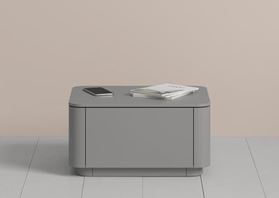 Тумбочка Ellipsefurniture Тумба прикроватная Tammi 1 ящик (серый) арт. TM010205140101