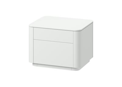 Мебель Ellipsefurniture Тумба прикроватная Tammi 2 ящика ширина 50 см (белый) арт. TM010201150101