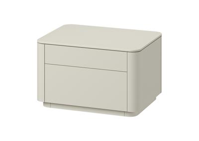 Мебель Ellipsefurniture Тумба прикроватная Tammi 2 ящика ширина 60 см (молочный) арт. TM010203160101