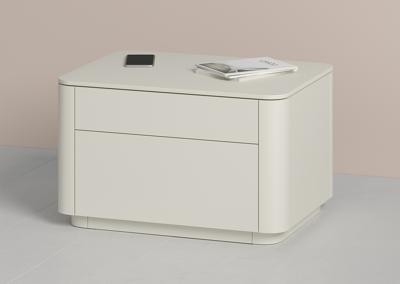 Мебель Ellipsefurniture Тумба прикроватная Tammi 2 ящика ширина 60 см (молочный) арт. TM010203160101