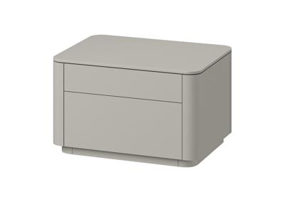 Тумбочка Ellipsefurniture Тумба прикроватная Tammi 2 ящика ширина 60 см (серо-бежевый) арт. TM010202160101