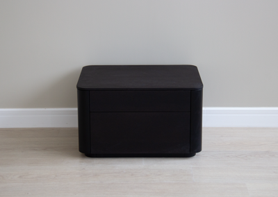 Комод Ellipsefurniture Тумба прикроватная Tammi 2 ящика ширина 60 см (черный) арт. TM010206160101
