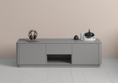 Мебель Ellipsefurniture Тумба Tammi под ТВ ширина 160 см (серый) арт. TM010205100101