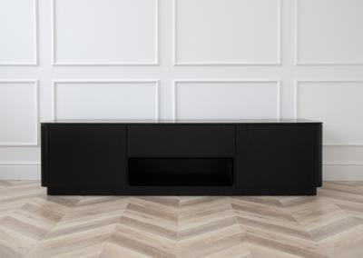 Мебель Ellipsefurniture Тумба Tammi под ТВ ширина 180 см (черный) арт. TM010206110101