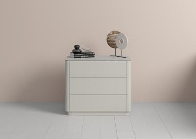 Мебель Ellipsefurniture Комод Tammi 3 ящика ширина 90 см (серо-бежевый) арт. TM010202010101