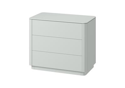Мебель Ellipsefurniture Комод Tammi 3 ящика ширина 90 см (светло-серый) арт. TM010204010101