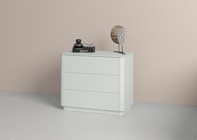 Мебель Ellipsefurniture Комод Tammi 3 ящика ширина 90 см (светло-серый) арт. TM010204010101