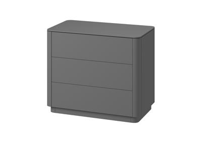 Мебель Ellipsefurniture Комод Tammi 3 ящика ширина 90 см (серый) арт. TM010205010101