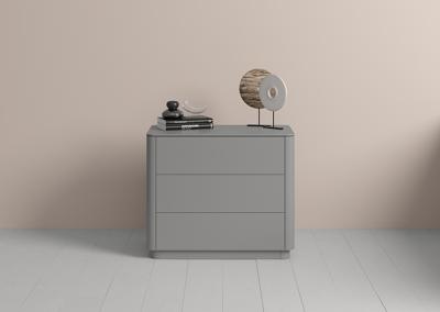 Мебель Ellipsefurniture Комод Tammi 3 ящика ширина 90 см (серый) арт. TM010205010101