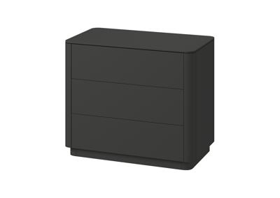 Мебель Ellipsefurniture Комод Tammi 3 ящика ширина 90 см (черный) арт. TM010206010101