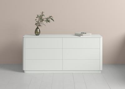 Мебель Ellipsefurniture Комод Tammi 6 ящиков ширина 170 см (белый) арт. TM010201040101