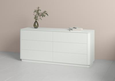 Мебель Ellipsefurniture Комод Tammi 6 ящиков ширина 170 см (белый) арт. TM010201040101