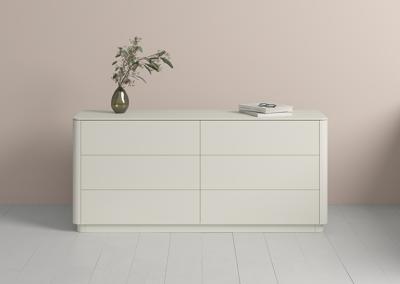 Мебель Ellipsefurniture Комод Tammi 6 ящиков ширина 170 см (молочный) арт. TM010203040101