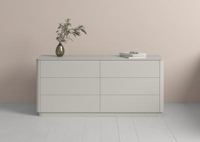 Мебель Ellipsefurniture Комод Tammi 6 ящиков ширина 170 см (серо-бежевый) арт. TM010202040101
