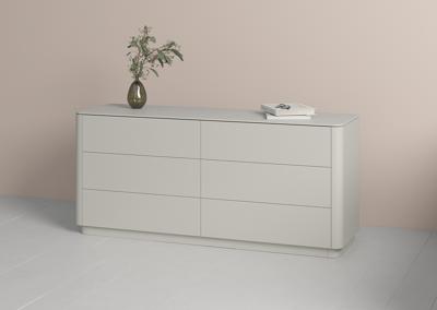 Мебель Ellipsefurniture Комод Tammi 6 ящиков ширина 170 см (серо-бежевый) арт. TM010202040101