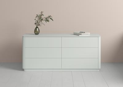 Мебель Ellipsefurniture Комод Tammi 6 ящиков ширина 170 см (светло-серый) арт. TM010204040101
