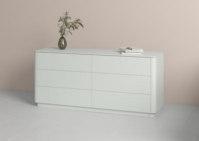 Мебель Ellipsefurniture Комод Tammi 6 ящиков ширина 170 см (светло-серый) арт. TM010204040101