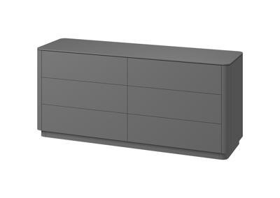 Мебель Ellipsefurniture Комод Tammi 6 ящиков ширина 170 см (серый) арт. TM010205040101