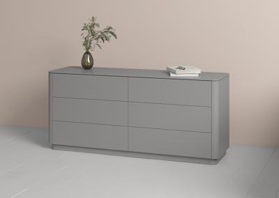 Мебель Ellipsefurniture Комод Tammi 6 ящиков ширина 170 см (серый) арт. TM010205040101