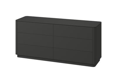 Мебель Ellipsefurniture Комод Tammi 6 ящиков ширина 170 см (черный) арт. TM010206040101