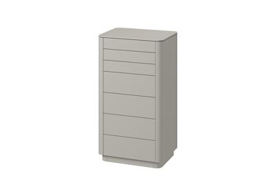 Мебель Ellipsefurniture Комод Tammi высокий 7 ящиков (серо-бежевый) арт. TM010202050101