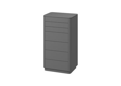 Мебель Ellipsefurniture Комод Tammi высокий 7 ящиков (серый) арт. TM010205050101