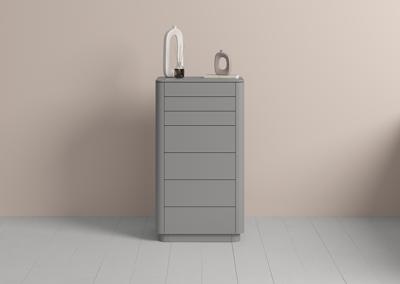 Мебель Ellipsefurniture Комод Tammi высокий 7 ящиков (серый) арт. TM010205050101