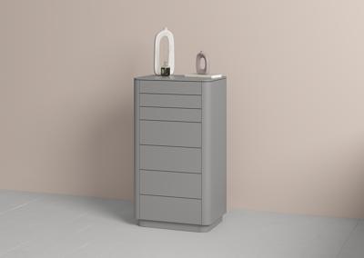 Мебель Ellipsefurniture Комод Tammi высокий 7 ящиков (серый) арт. TM010205050101